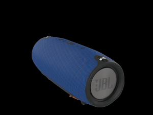 jbl extreme portable bluetooth speaker blue 3D Model