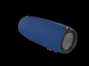 jbl extreme portable bluetooth speaker blue 3D Model