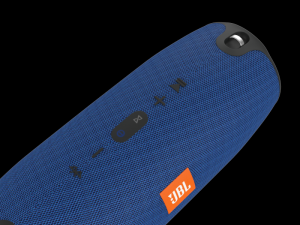 jbl extreme portable bluetooth speaker blue 3D Model