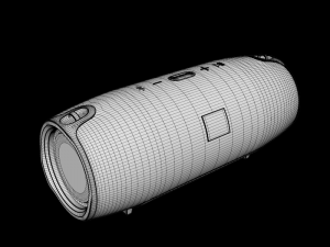 jbl extreme portable bluetooth speaker black Modello 3D