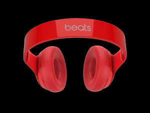 beats solo 2 headphones red 3D Модель
