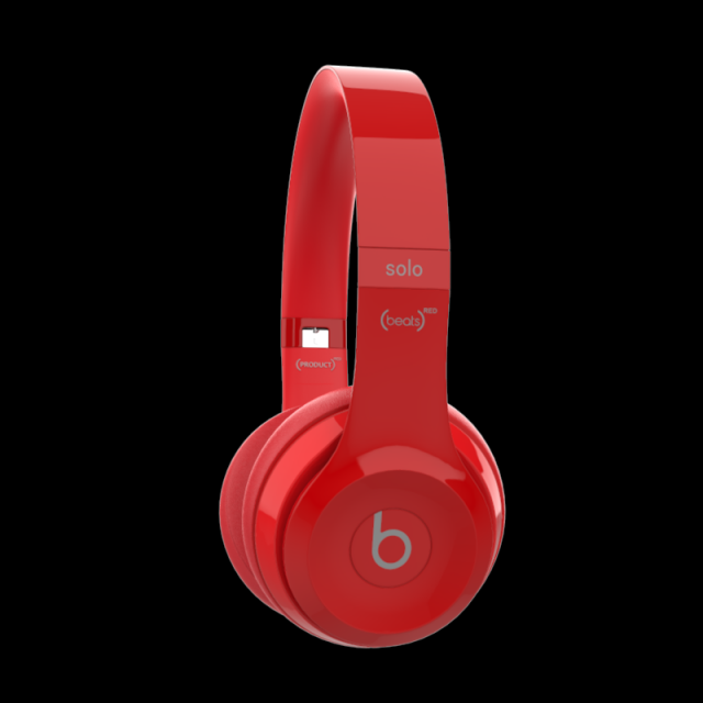 beats solo 2 headphones red Modelo 3D in Áudio 3DExport