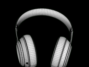beats solo 2 headphones red 3D Модель