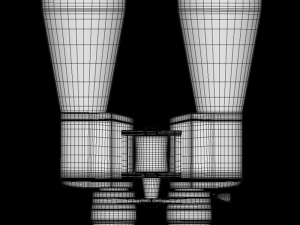 binocular 12 36x lens70mm cria6007 Model 3D