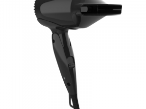 braun hd 130 satin hair dryer black 3D मॉडल
