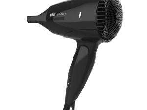 braun hd 130 satin hair dryer black 3D मॉडल