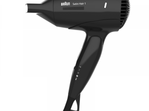 braun hd 130 satin hair dryer black 3D मॉडल