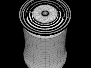 eureka forbes aeroguard breeze air purifier black 3D Model