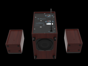 iball raaga 2 1 q9 speakers ar 3D मॉडल