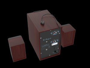 iball raaga 2 1 q9 speakers ar 3D मॉडल