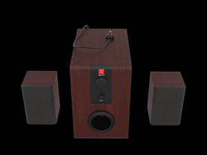 iball raaga 2 1 q9 speakers ar 3D मॉडल