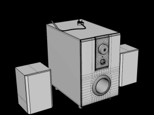 iball raaga 2 1 q9 speakers ar 3D मॉडल