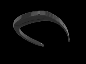 इंटेक्स फिटरिस्ट स्मार्ट बैंड ब्लैक 3D मॉडल