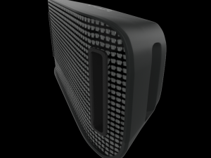 itek rager ii portable bt speaker black 3D मॉडल