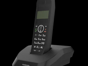 telefone sem fio motorola s2001i preto Modelo 3D