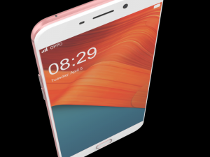 oppo f1 plus rose gold 3D 모델