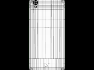 oppo f1 plus rose gold 3D 모델