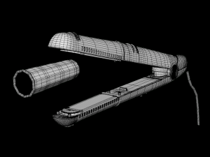 panasonic hair straightner eh hv10 k62b Model 3D