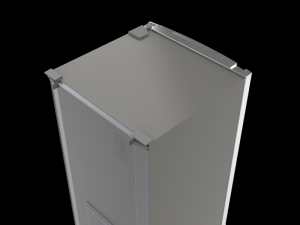 panasonic refrigerator 602511l nrb602x 3D 모델