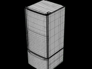panasonic refrigerator 602511l nrb602x 3D Model