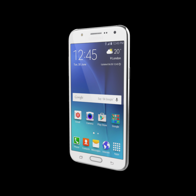 samsung galaxy j7 white 3D मॉडल .c4d .max .obj .3ds .fbx .stl .blend 