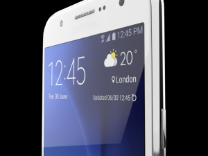 samsung galaxy j7 white 3D मॉडल