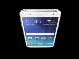 samsung galaxy j7 white 3D मॉडल