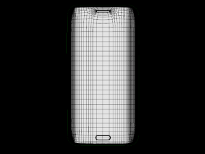 samsung galaxy j7 white 3D मॉडल