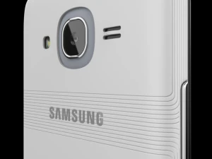 samsung galaxy j210f silver 3D Model
