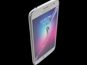 samsung galaxy j210f silver 3D Model