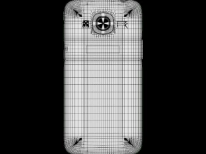 samsung galaxy j210f silver 3D Model