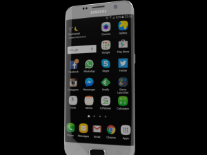 samsung galaxy s7 edge 32 gb silver 3D मॉडल