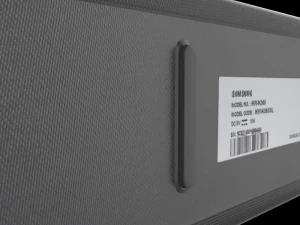 barra de som plana samsung hw k360 21 canais preta Modelo 3D