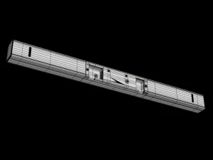 barra de som plana samsung hw k360 21 canais preta Modelo 3D