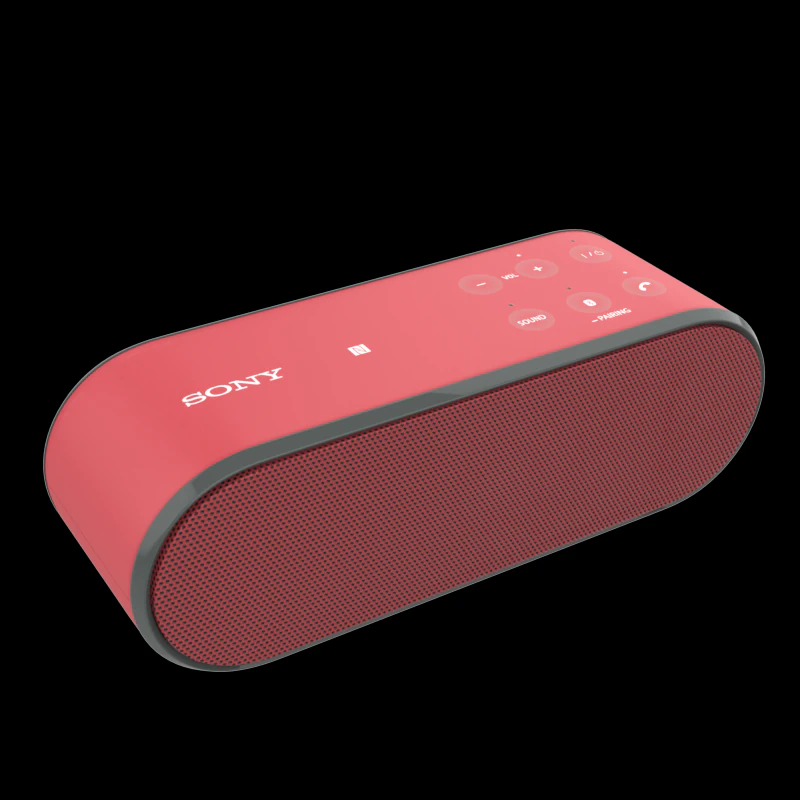 sony bluetooth speaker srs 3D Model .c4d .max .obj .3ds .fbx .stl .blend