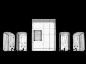 sony multi media speakers black 3D Model