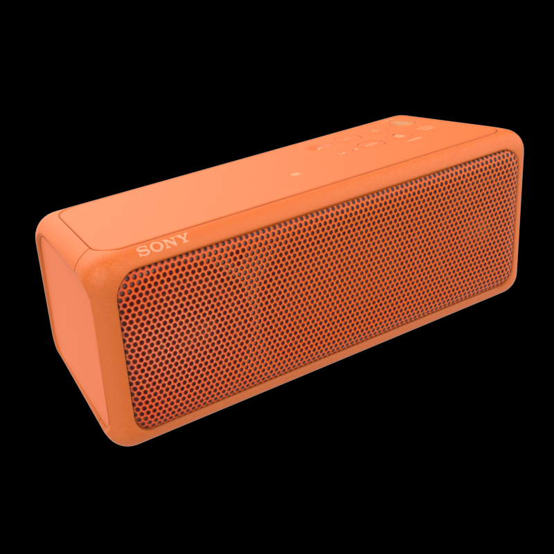 sony srs xb3 bluetooth speaker red 3D Model in Audio 3DExport