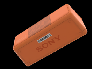 sony srs xb3 bluetooth speaker red 3Dモデル