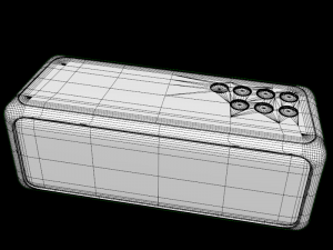 sony srs xb3 bluetooth speaker red 3Dモデル