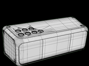 sony srs xb3 bluetooth speaker red 3Dモデル