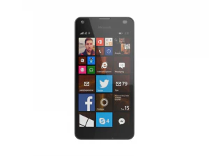 microsoft lumia 550 lte black 3D Model