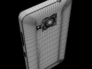 microsoft lumia 550 lte black 3D Model