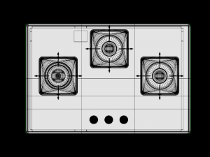 hob top htg 3D-Modell