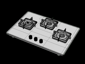 hob top htg 3D Model