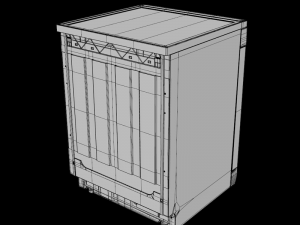 dish washer neptune 3D मॉडल
