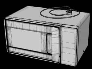 samsung microwave solo 20l mw73ad 3D Model