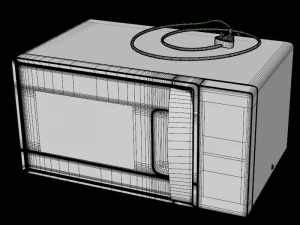 samsung microwave solo 20l mw73ad 3D Model