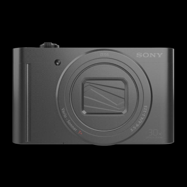 sony digicam 18mp black 3D मॉडल .c4d .max .obj .3ds .fbx .stl .blend 