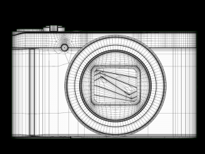 sony digicam 18mp black 3D मॉडल