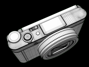 sony digicam 18mp black 3D मॉडल